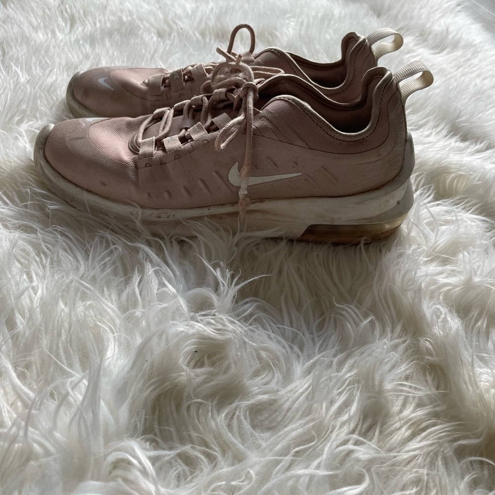 rose gold NIKE AIR SHOES
